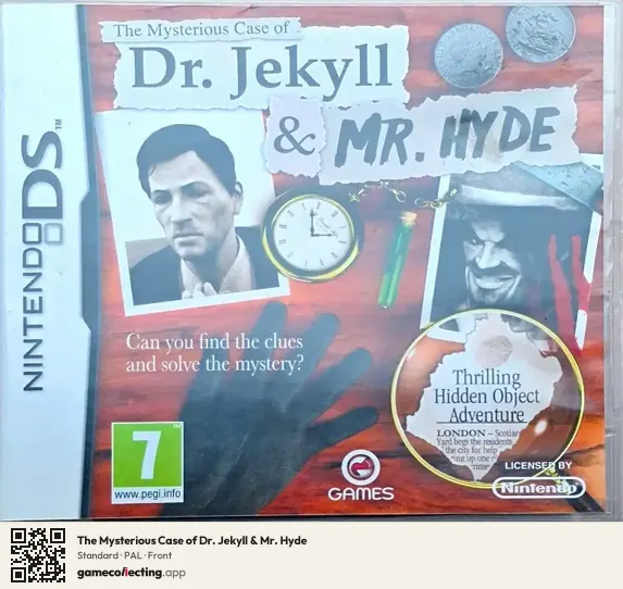 The Mysterious Case of Dr. Jekyll & Mr. Hyde Nintendo DS, PAL box front