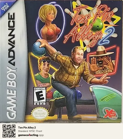Ten Pin Alley 2 Game Boy Advance, NTSC box front