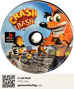 Crash Bash PlayStation, NTSC disc