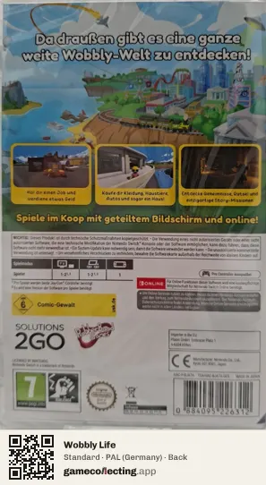 Wobbly Life Nintendo Switch, Germany box back