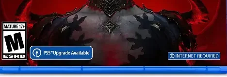 Diablo IV, the ESRB box on its front