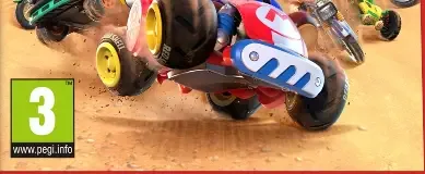 Mario Kart World, the PEGI square on its front