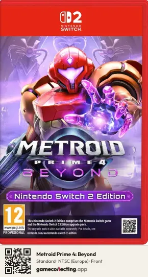 Metroid Prime 4: Beyond Nintendo Switch 2, Europe box front