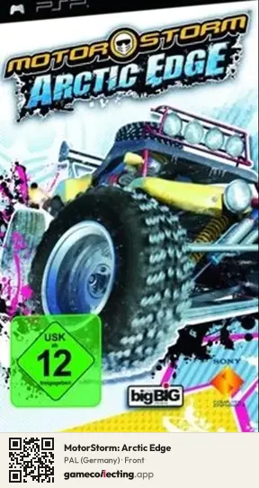 MotorStorm: Arctic Edge PlayStation Portable, Germany box front