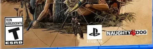 Uncharted: Legacy of Thieves Collection, the ESRB box on its front