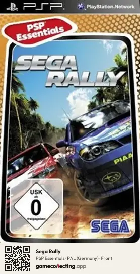 Sega Rally PlayStation Portable, Germany box front