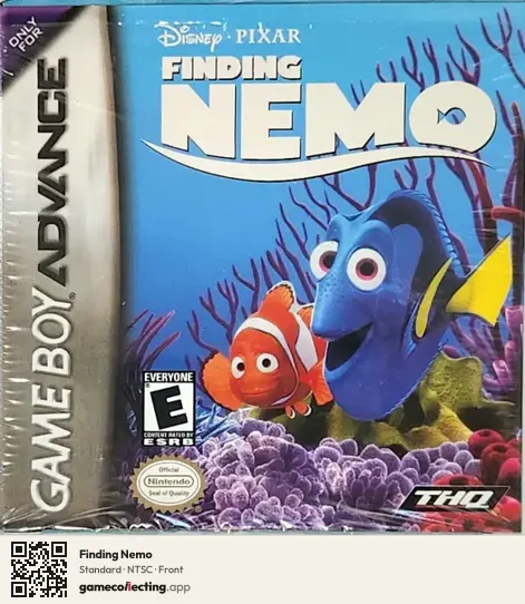 Finding Nemo Game Boy Advance, NTSC box front