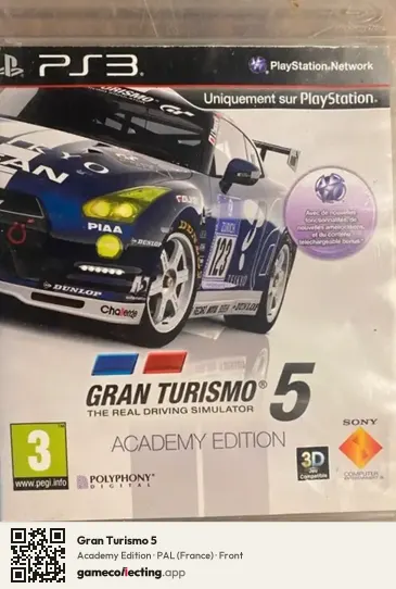 Gran Turismo 5 PlayStation 3, France box front