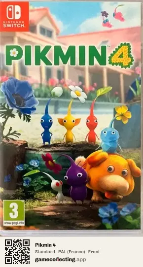 Pikmin 4 Nintendo Switch, France box front