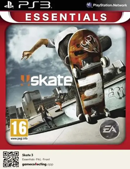 Skate 3 PlayStation 3, PAL box front