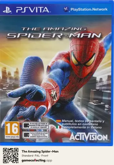 The Amazing Spider-Man PlayStation Vita, PAL box front