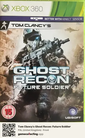 Tom Clancy's Ghost Recon: Future Soldier Xbox 360, United Kingdom box front