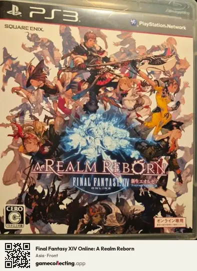 Final Fantasy XIV Online: A Realm Reborn PlayStation 3, Asia box front
