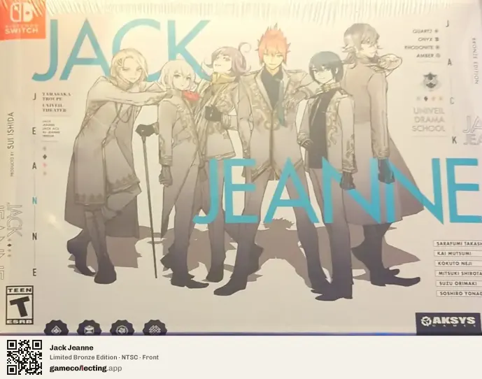 Jack Jeanne Nintendo Switch, NTSC box front