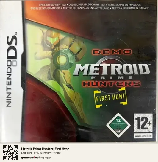 Metroid Prime Hunters: First Hunt Nintendo DS, Germany box front