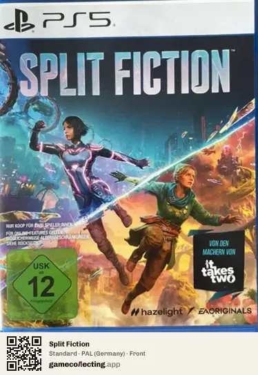 Split Fiction PlayStation 5, Germany box front