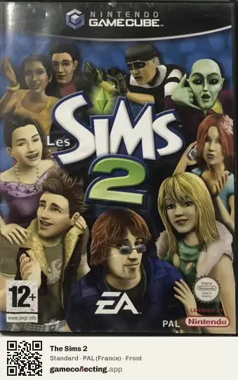 The Sims 2 Nintendo GameCube, France box front