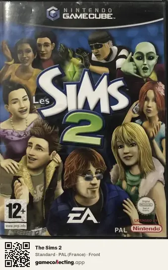 The Sims 2 Nintendo GameCube, France box front