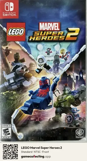 LEGO Marvel Super Heroes 2 Nintendo Switch, NTSC box front