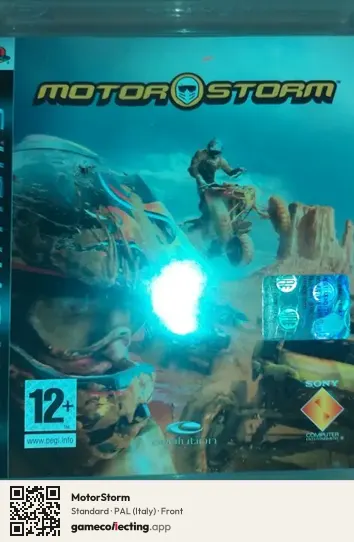 MotorStorm PlayStation 3, Italy box front