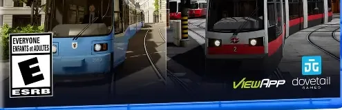 TramSim: Console Edition, the ESRB box on its front