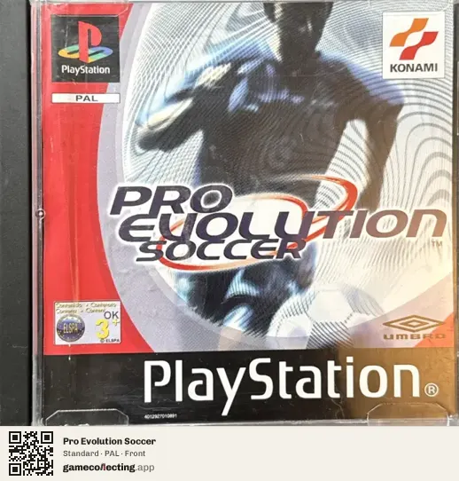 Pro Evolution Soccer PlayStation, PAL box front