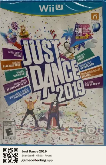 Just Dance 2019 Nintendo Wii U, NTSC box front