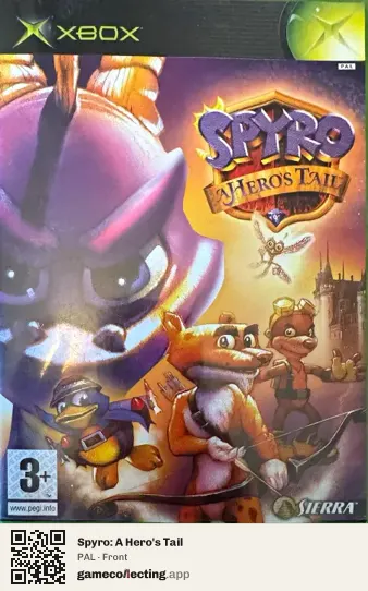Spyro: A Hero's Tail Xbox, PAL box front