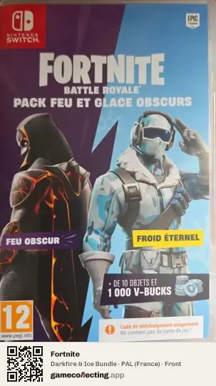 Fortnite Nintendo Switch, France box front