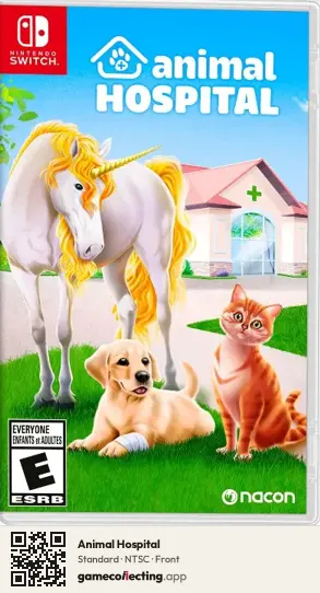 Animal Hospital Nintendo Switch, NTSC box front