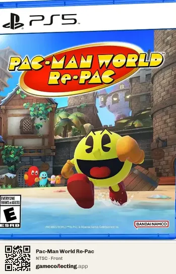 Pac-Man World Re-Pac PlayStation 5, NTSC box front