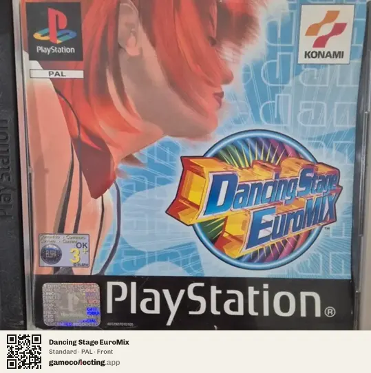 Dancing Stage EuroMix PlayStation, PAL box front