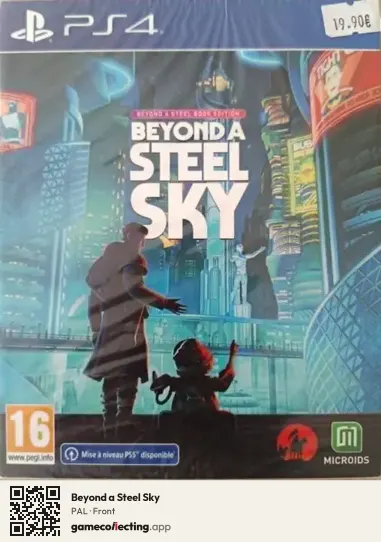 Beyond a Steel Sky PlayStation 4, PAL box front