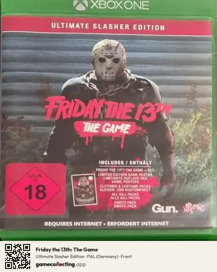 Friday the 13th: The Game Xbox One, Germany box front