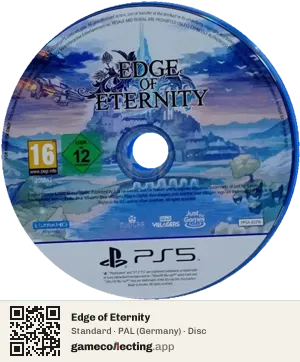 Edge of Eternity PlayStation 5, PAL disc