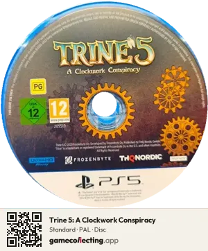 Trine 5: A Clockwork Conspiracy PlayStation 5, PAL disc