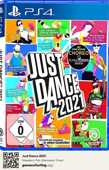 Just Dance 2021 PlayStation 4, Germany box front