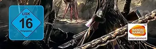 Code Vein, the USK square on its front