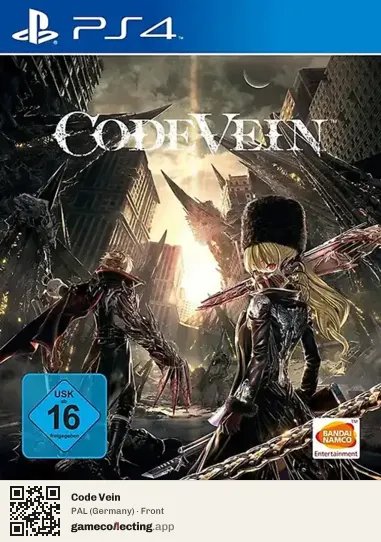 Code Vein PlayStation 4, Germany box front