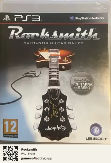 Rocksmith PlayStation 3, PAL box front
