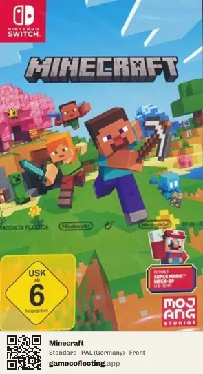 Minecraft Nintendo Switch, Germany box front