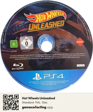 Hot Wheels Unleashed PlayStation 4, PAL disc