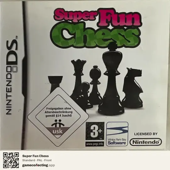 Super Fun Chess Nintendo DS, PAL box front
