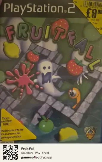 Fruit Fall PlayStation 2, PAL box front