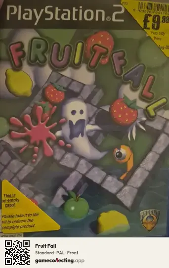 Fruit Fall PlayStation 2, PAL box front