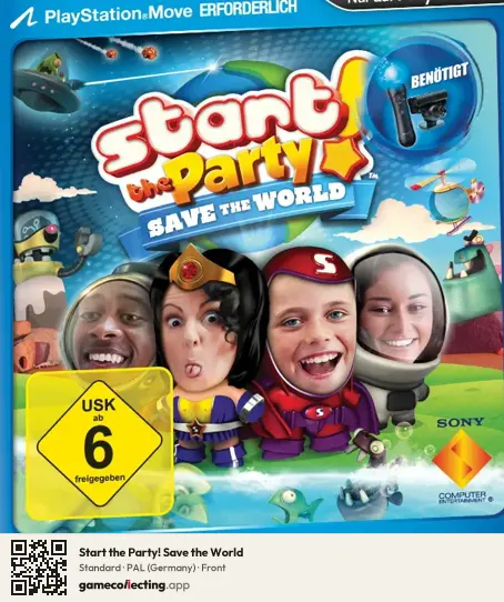Start the Party! Save the World PlayStation 3, Germany box front
