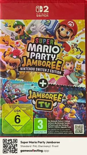 Super Mario Party Jamboree Nintendo Switch 2, Germany box front