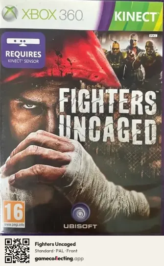 Fighters Uncaged Xbox 360, PAL box front