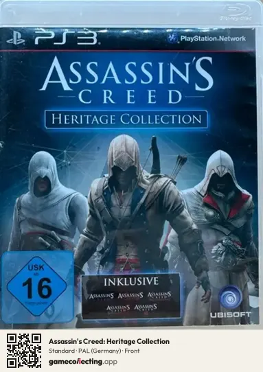 Assassin's Creed: Heritage Collection PlayStation 3, Germany box front