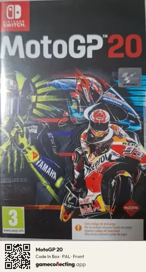 MotoGP 20 Nintendo Switch, PAL box front
